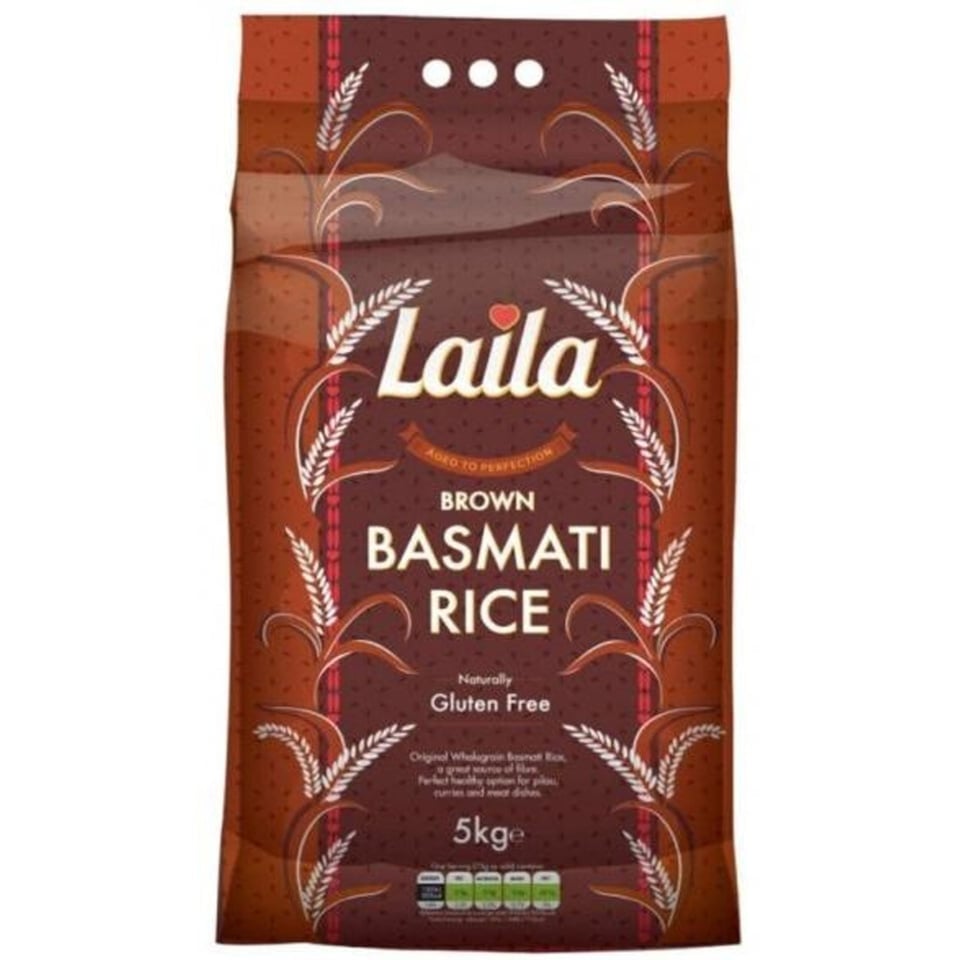 Laila Brown Basmati Rice 5Kg