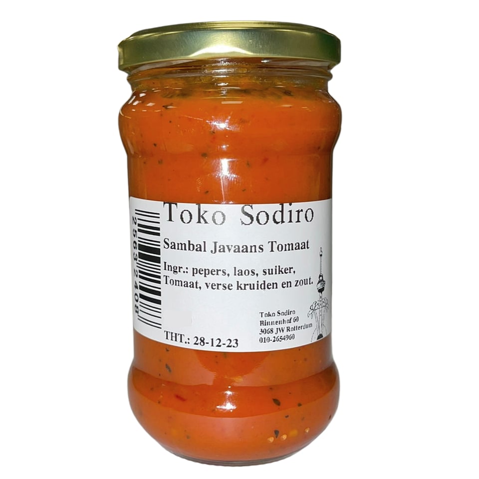 Sodiro Sambal Javaans Tomaat 300ml