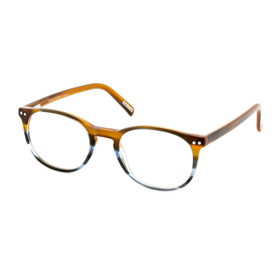 Frank and Lucie Reading Glasses Eyecon Deja Blue