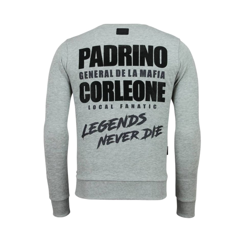 Padrino Trui - Godfather Sweater Heren - The Don - Grijs