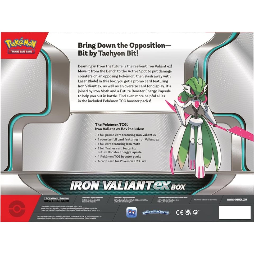 Pokémon Iron Valiant - Roaring Moon EX Box