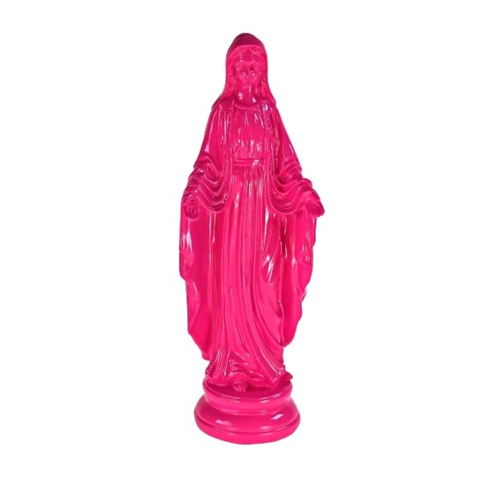 Beeld Madonna Kunststof 12x33cm in 2 Kleuren