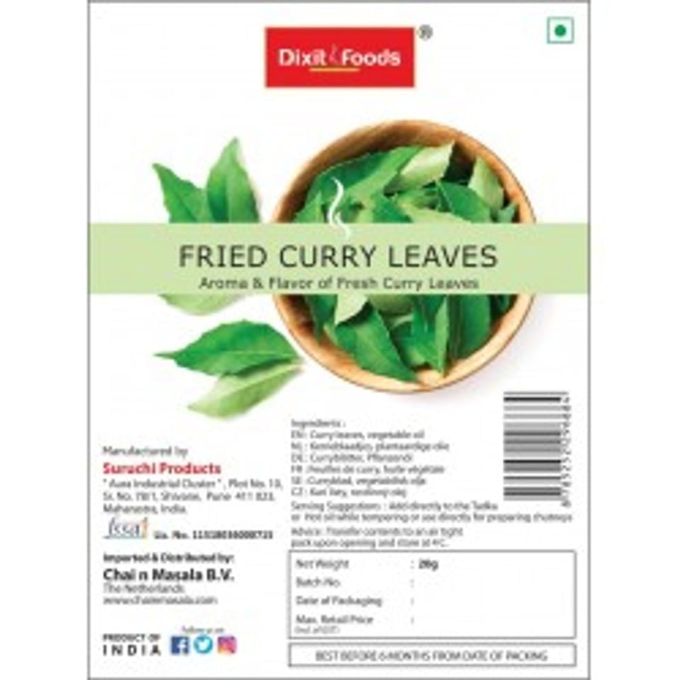 Dixit Foods Fried Curry Leaves 20Gr