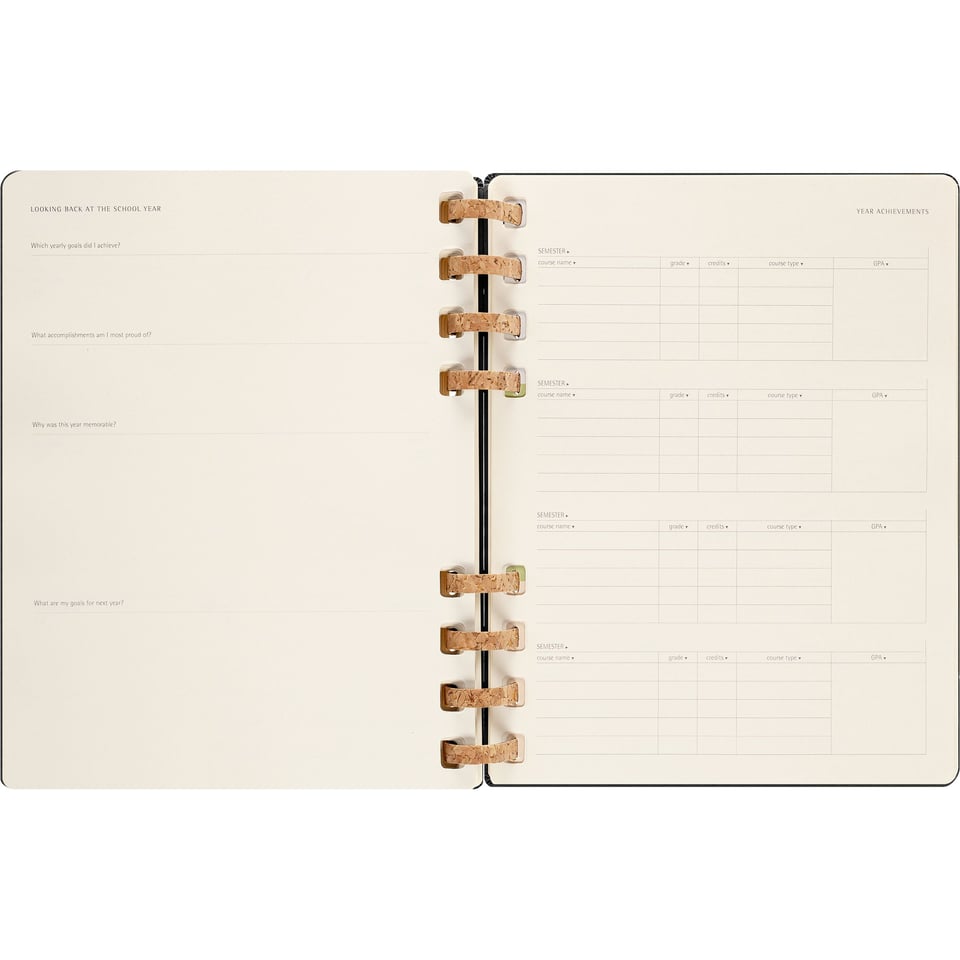 Moleskine 12M Academic Spiral Planner x-large 2023-2024