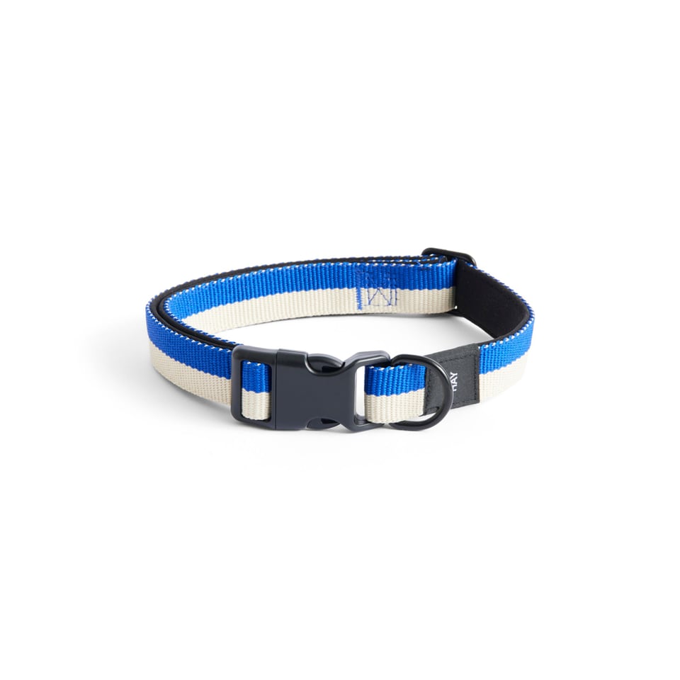 HAY Honden Halsband M/l Blauw-Gebroken Wit