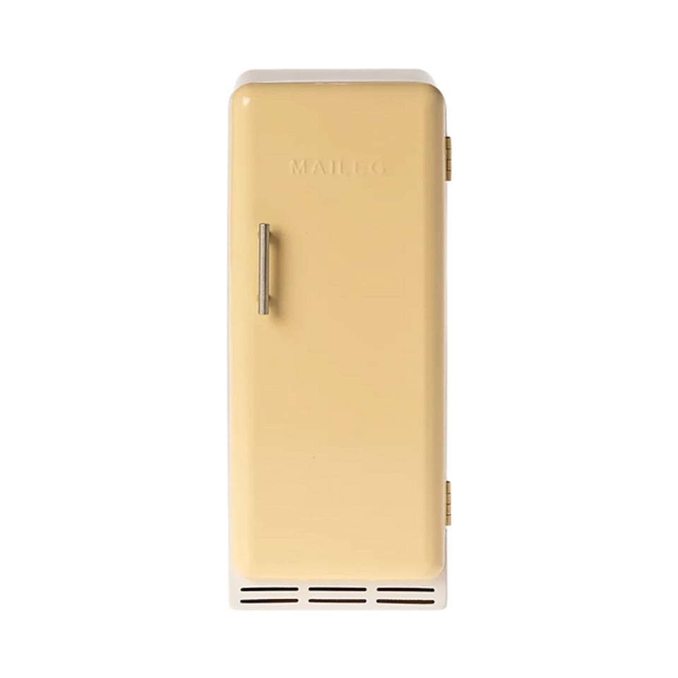 Maileg Miniature Fridge - Yellow