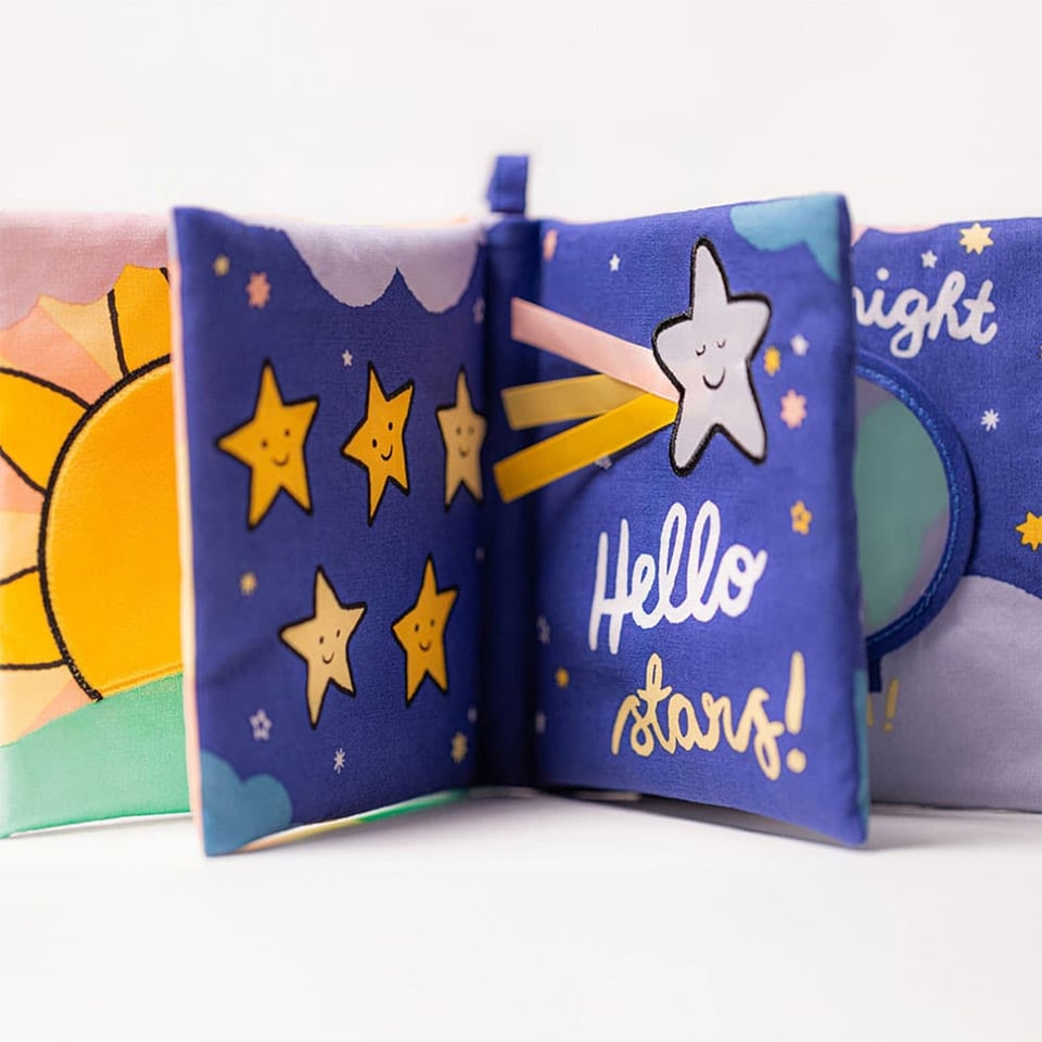 Jellycat Hello Moon Fabric Book