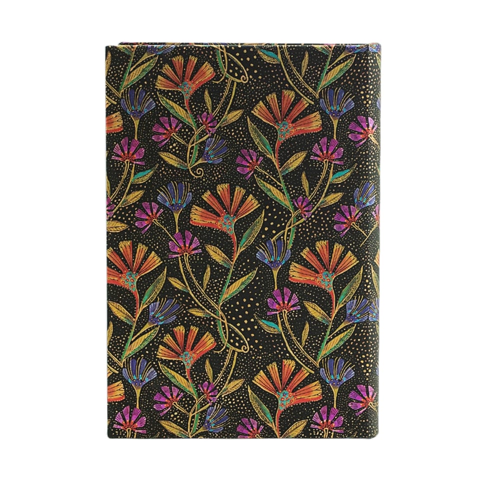 Paperblanks 18 months diary mini hardcover wild flowers 2025-2026