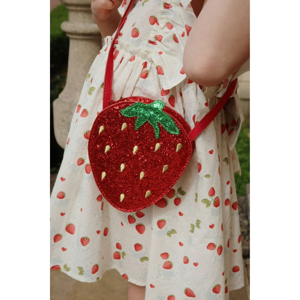 Konges Sløjd Tut Strawberry Shoulder Bag Barbados Cherry