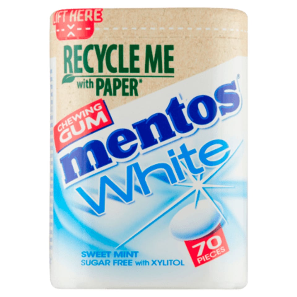 Mentos Gum White Sweetmint