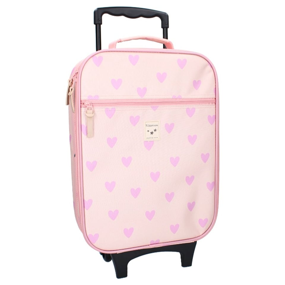 Kidzroom Trolley Koffer Hartjes