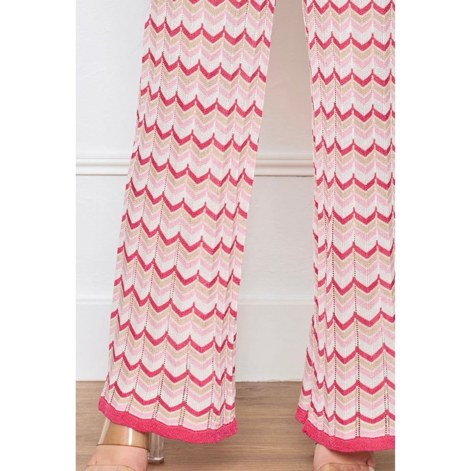 Designed Rose Wavy - ZigZag Pantalon