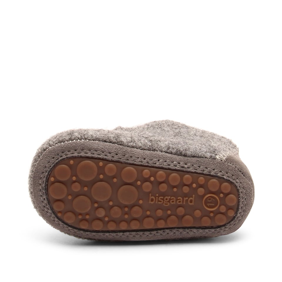 Baby Wool Home Shoe Grey