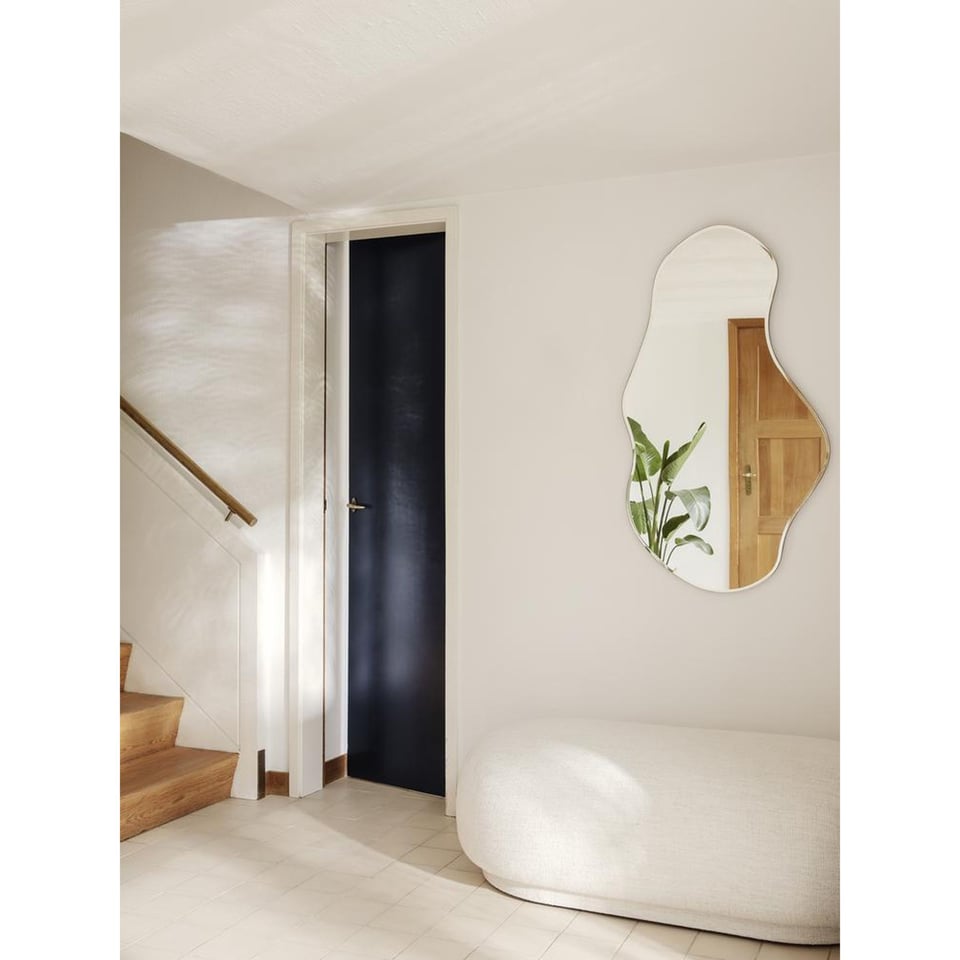 Ferm LIVING Pond Spiegel L Messing