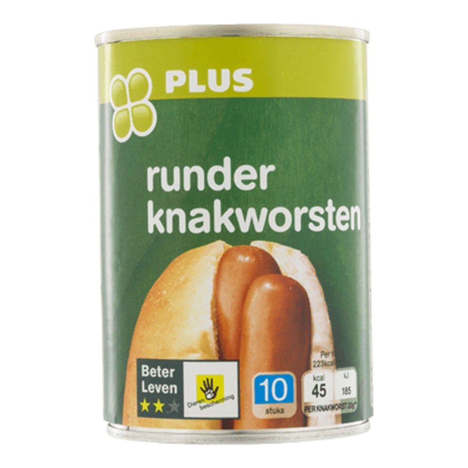 PLUS Runder Knakworst