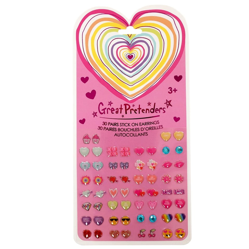 Great Pretenders Heart Sticker Oorbellen