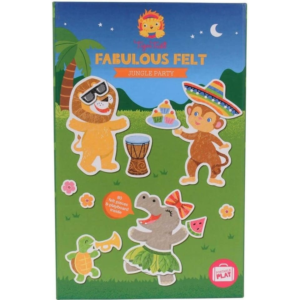 Tiger Tribe Fabulous Felt Jungle Party 3+