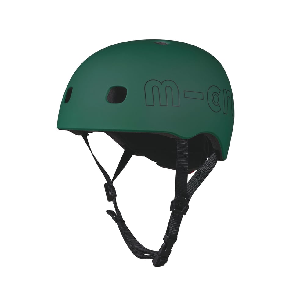 Micro PC Helm Deluxe Forest Green - Maat: M (52-56 Cm)