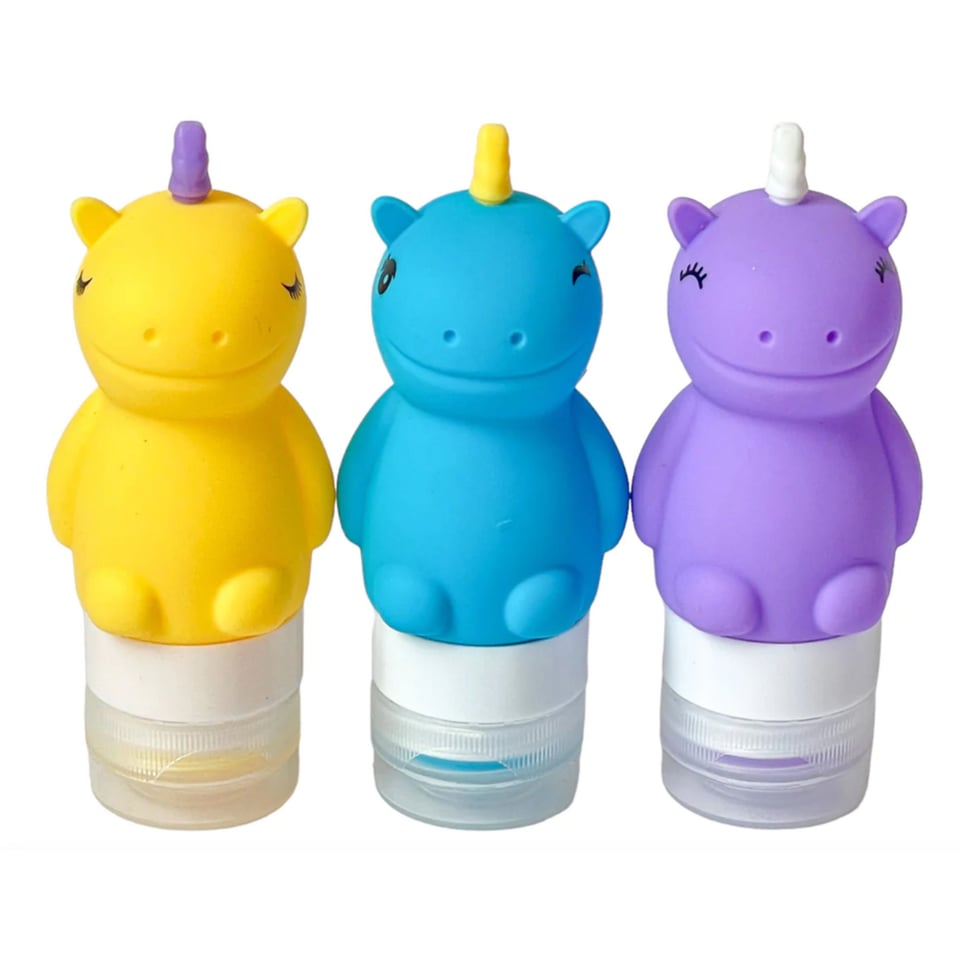 Yumbox Squeezy Unicorn Flesjes - Meerkleurig