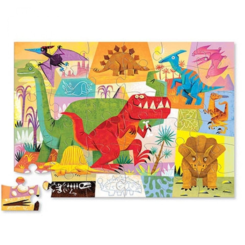 Crocodile Creek Puzzel Dino 36 Pcs