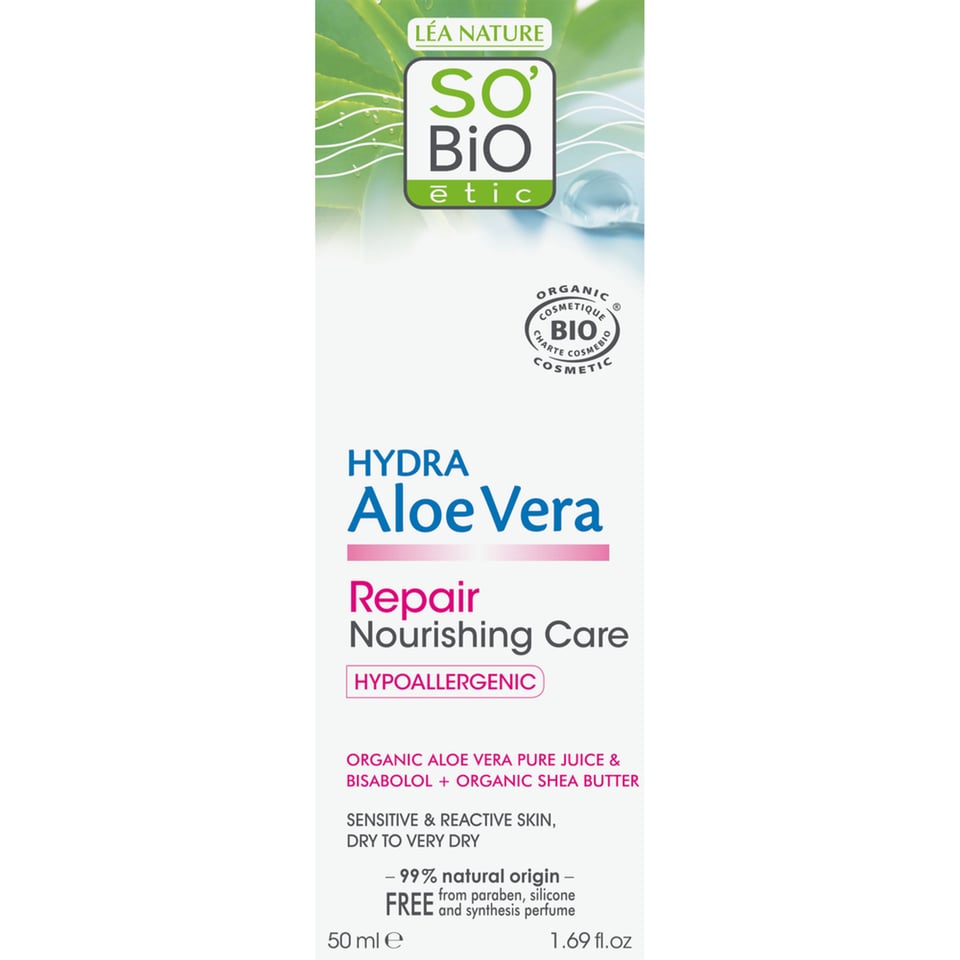 So Bio Etic Aloevera Cream Repair Very Dry 5