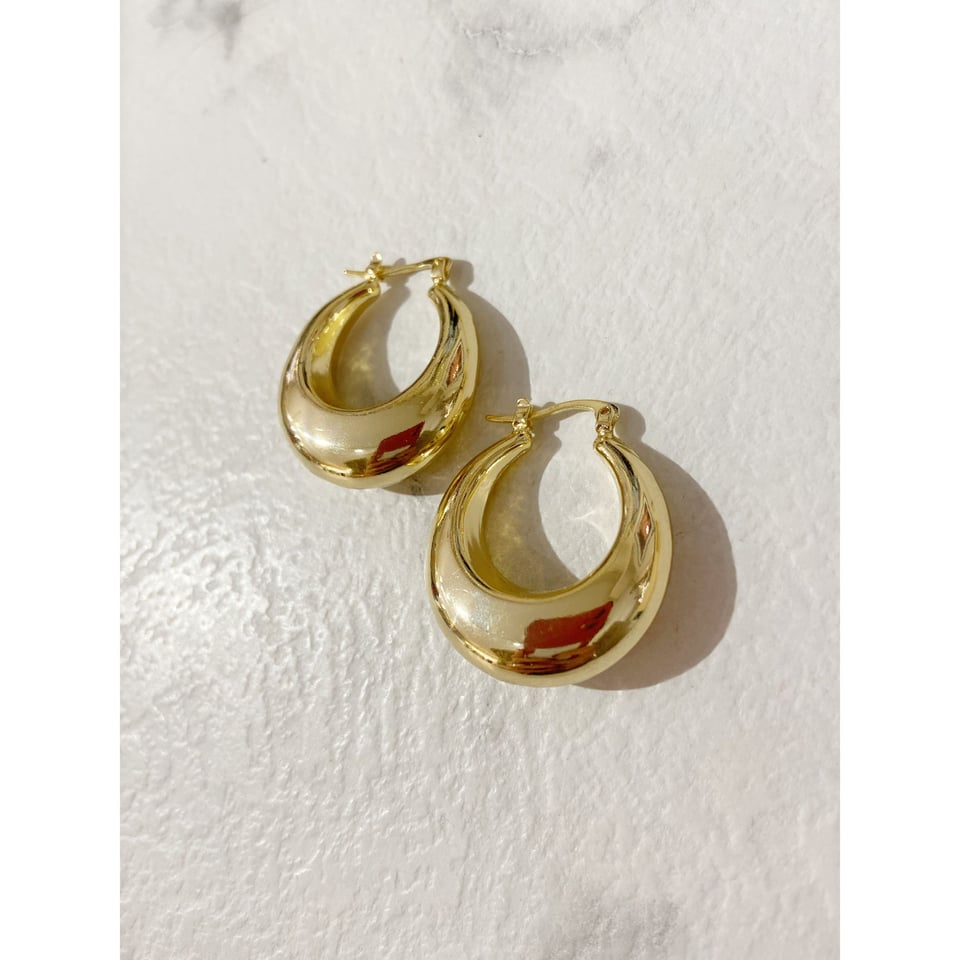 Round Volume earrings - Stainless Steel - OneSize