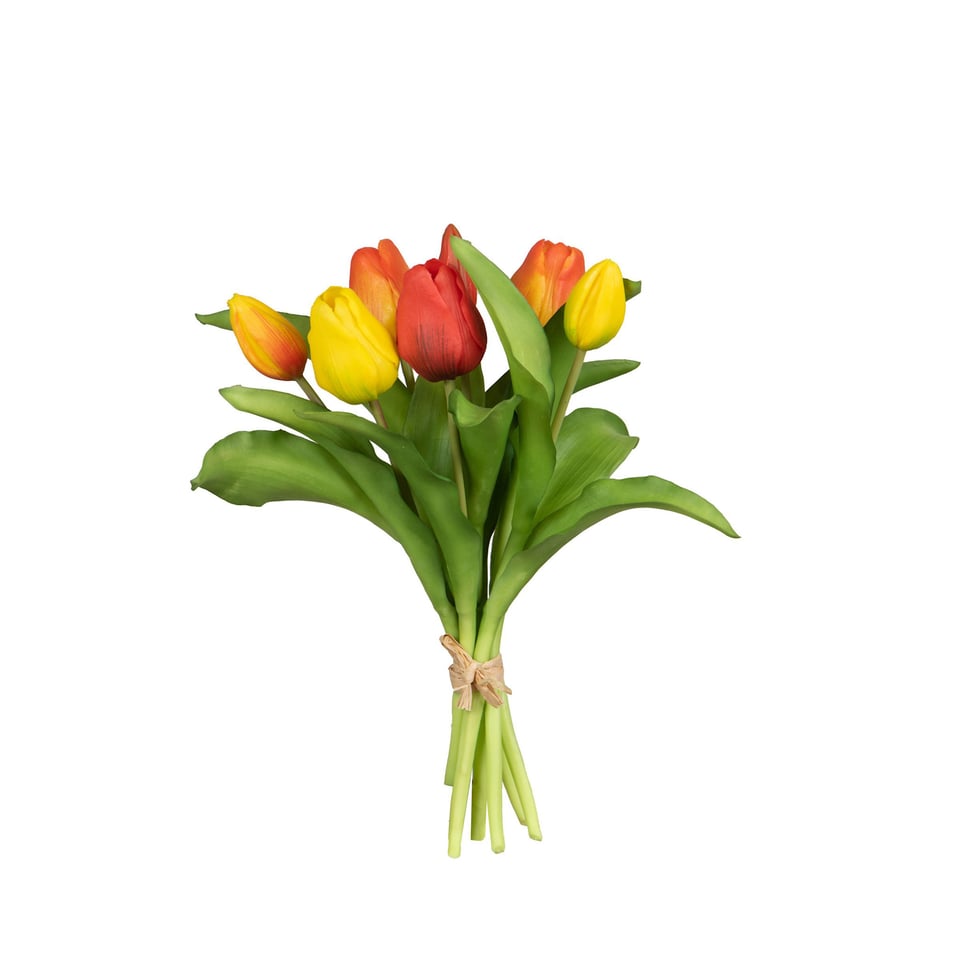 Kunstbloemen Tulpen Bos in 2 Kleuren 30cm