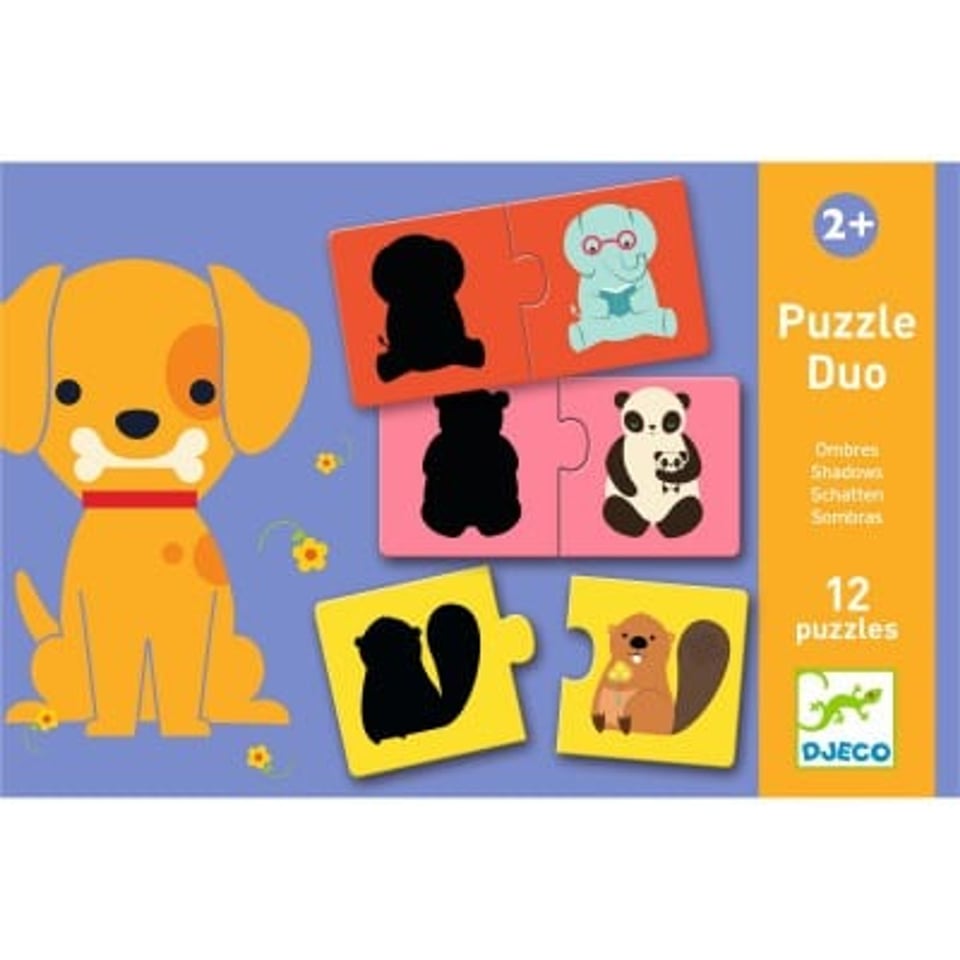 Djeco Puzzel Duo- Schaduwen