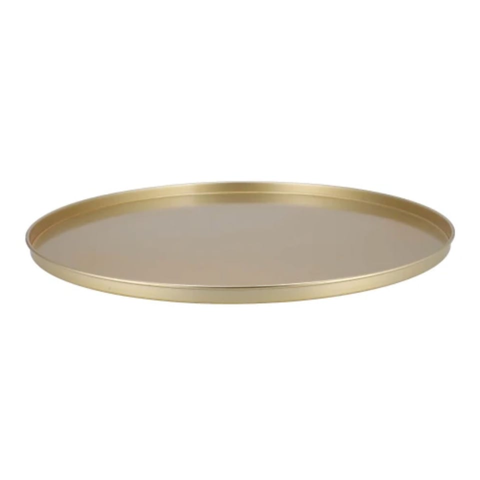 Dienblad Majestic Goud Metaal in 2 Maten