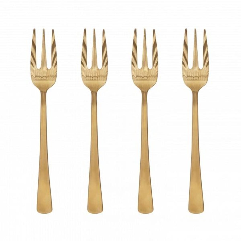 Unc Fork Gold Set of 4 in Gift Pack