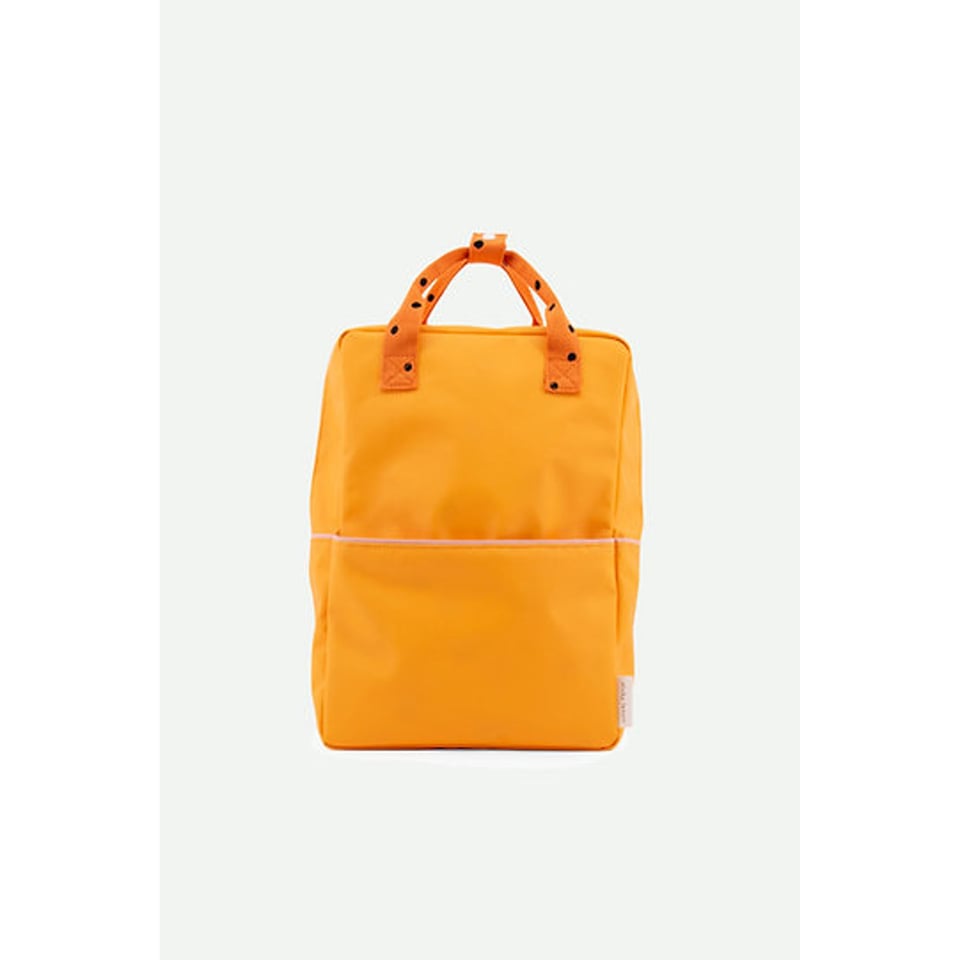 Sticky Lemon Backpack Large Freckles // Sunny Yellow + Carrot Orange + Candy Pink