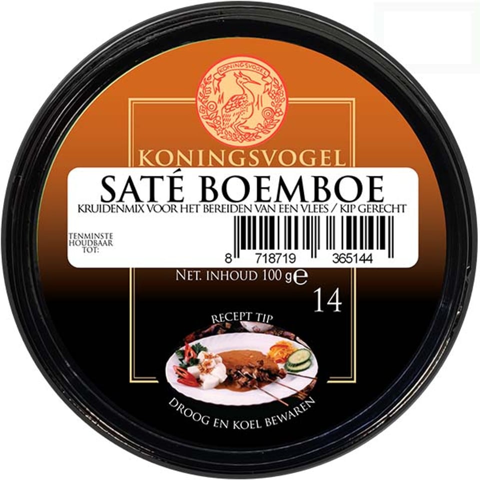 Koningsvogel Sate Boemboe 100 Gram