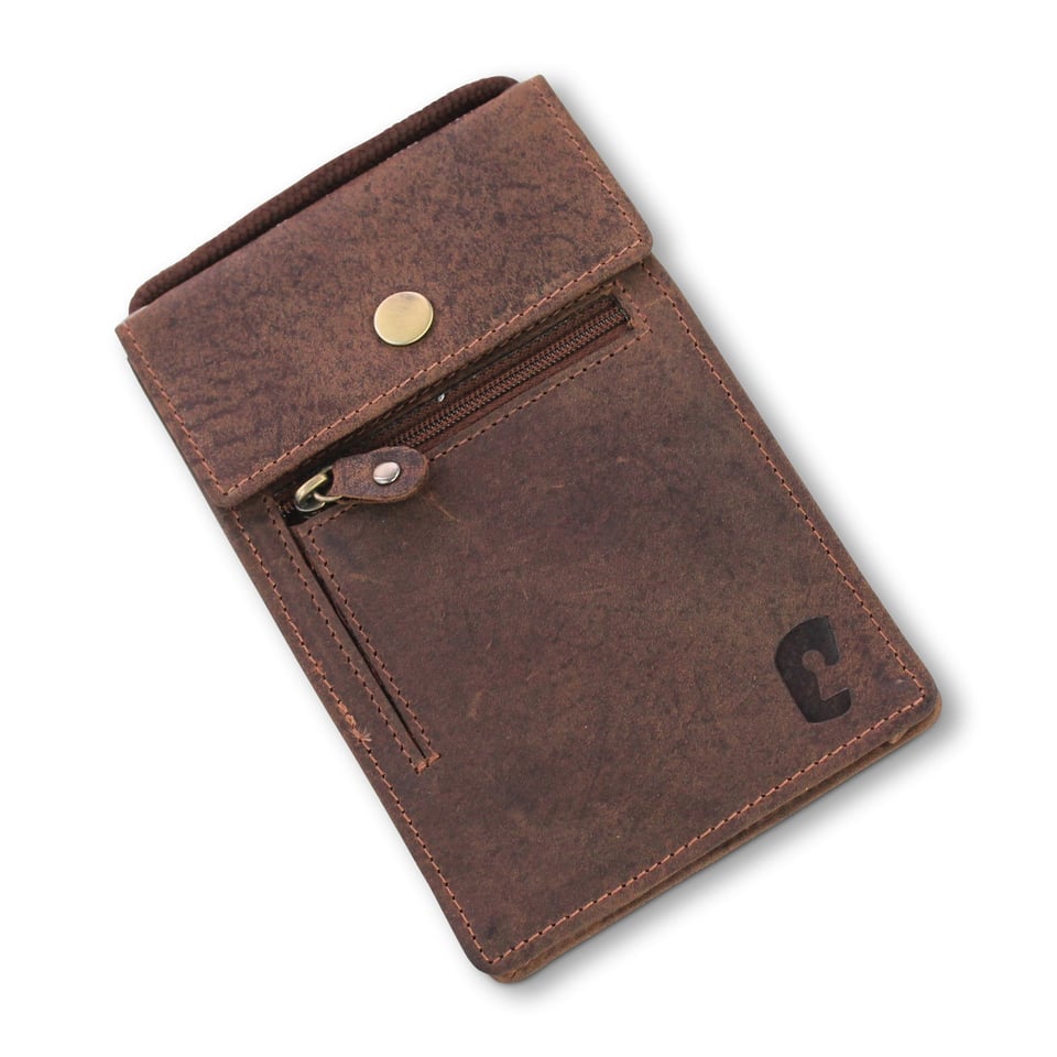 Neck Pouch Brown