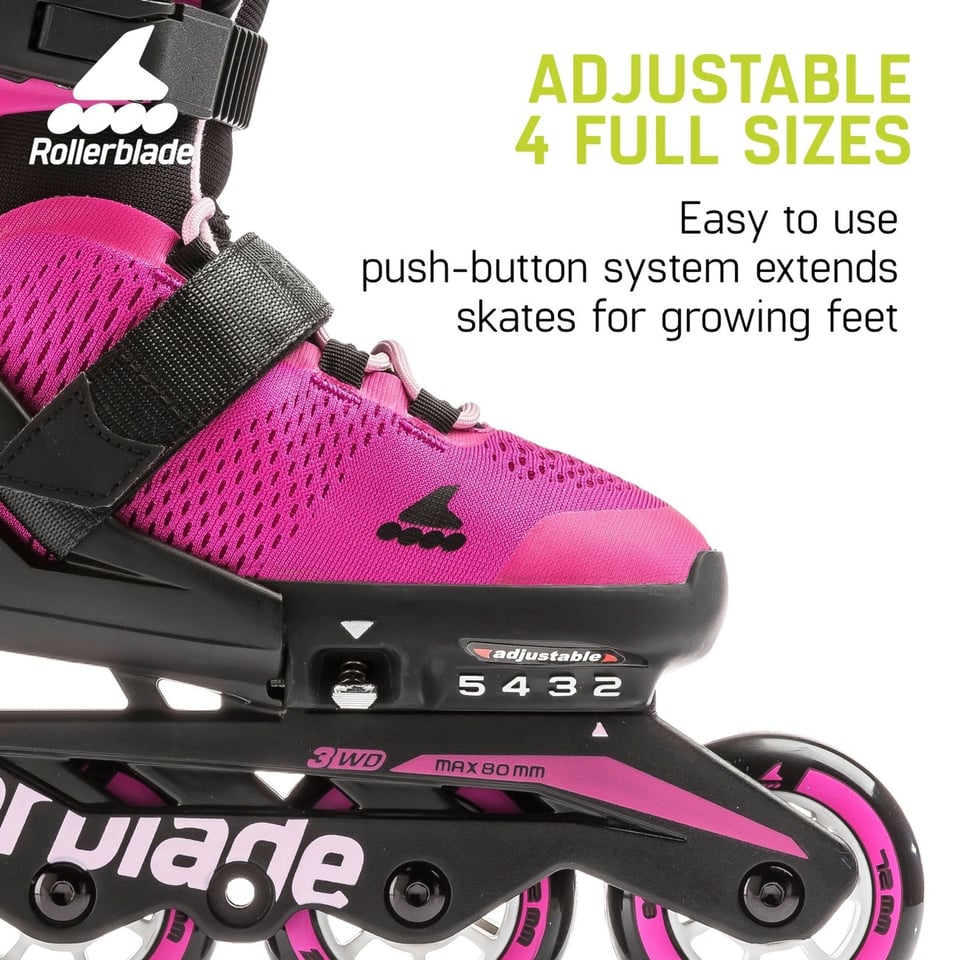 Rollerblade Rollerblade Microblade G Black / Neon-Pink