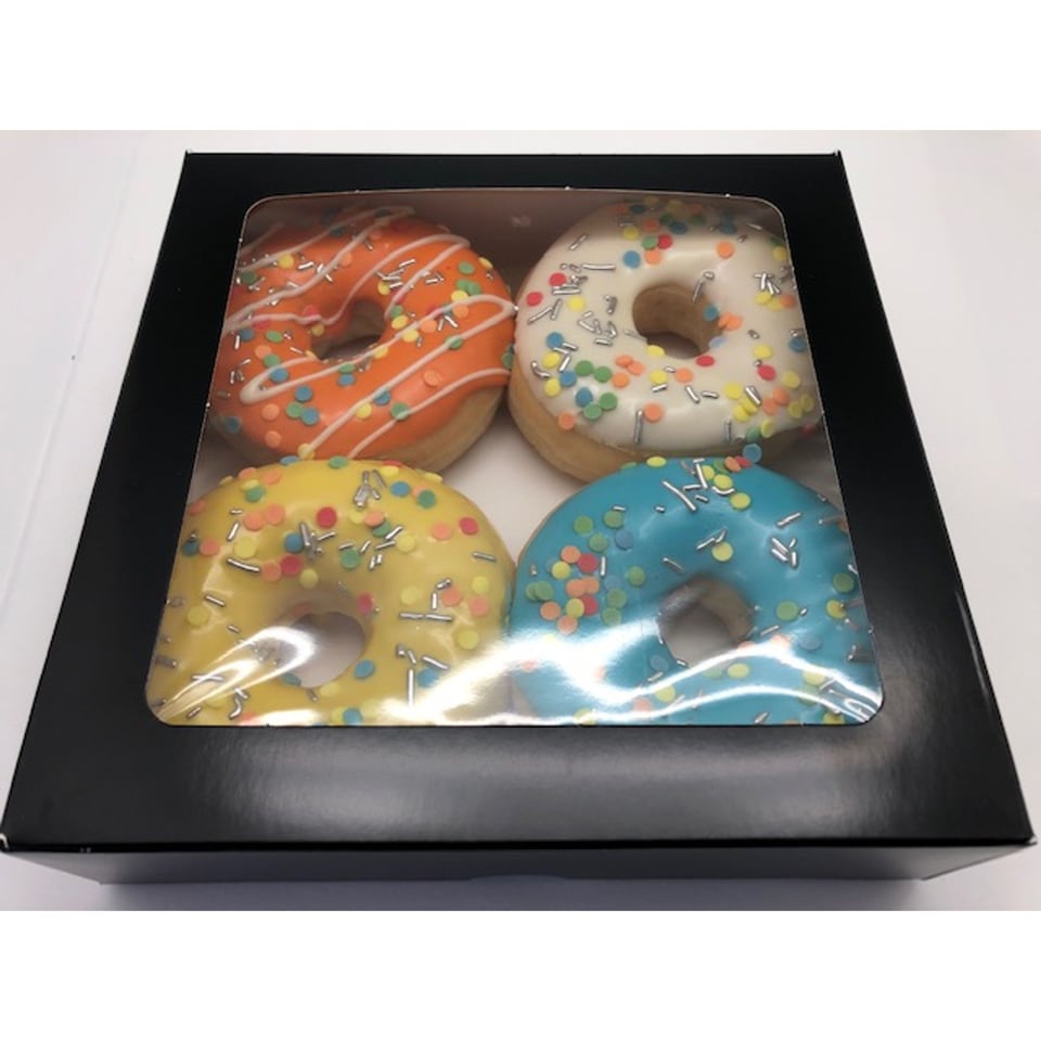 Gefeliciteerd Donutbox Met Kaart