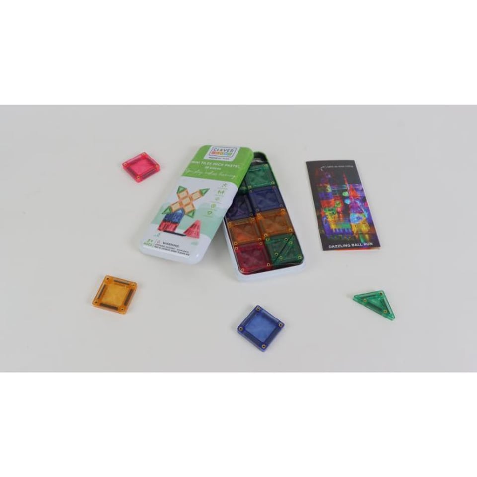 Cleverclixx Mini Tiles Pack Pastel 28 Stuks
