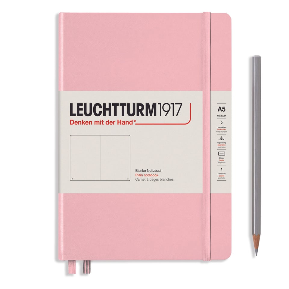 Leuchtturm medium plain notebook (A5) hardcover