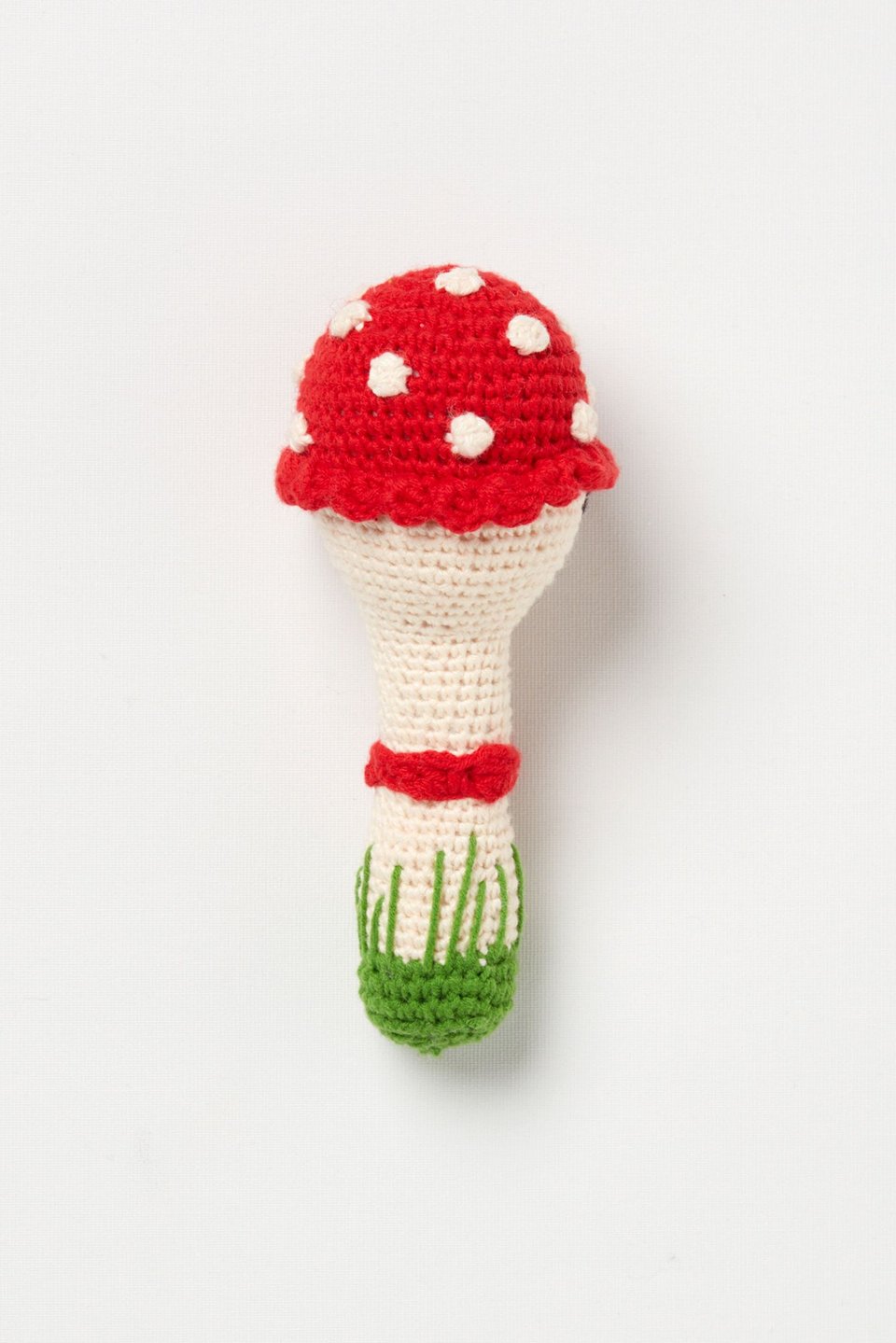 Smiley Mushroom Rattle