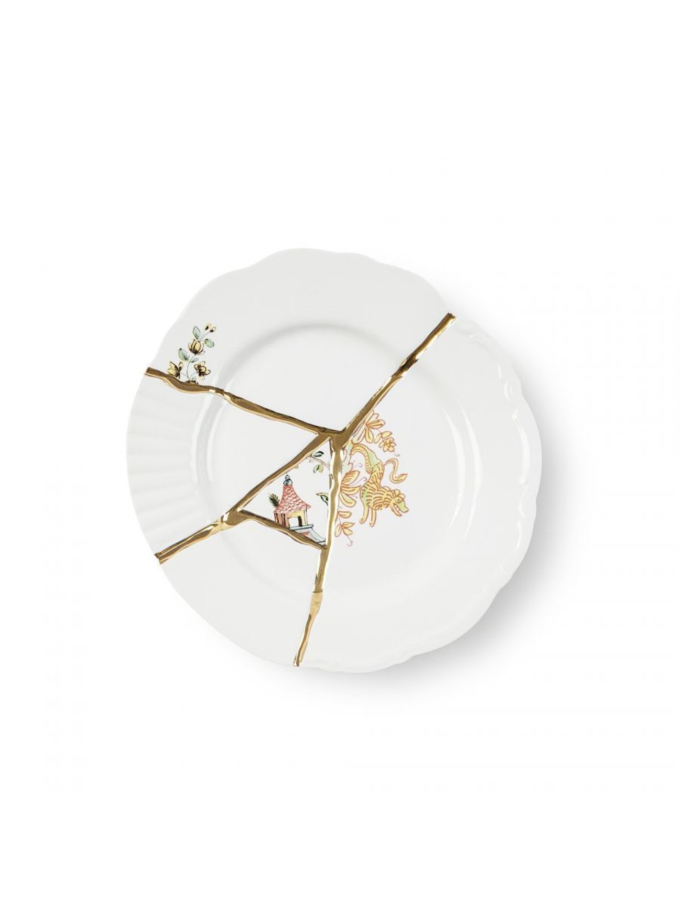 Kintsugi Dessertbord Gold