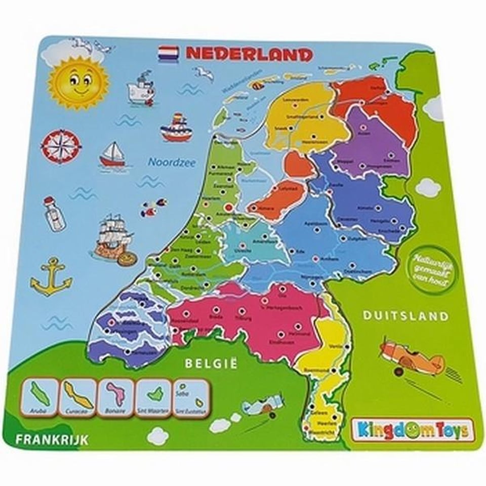 Houten Legpuzzel Nederland