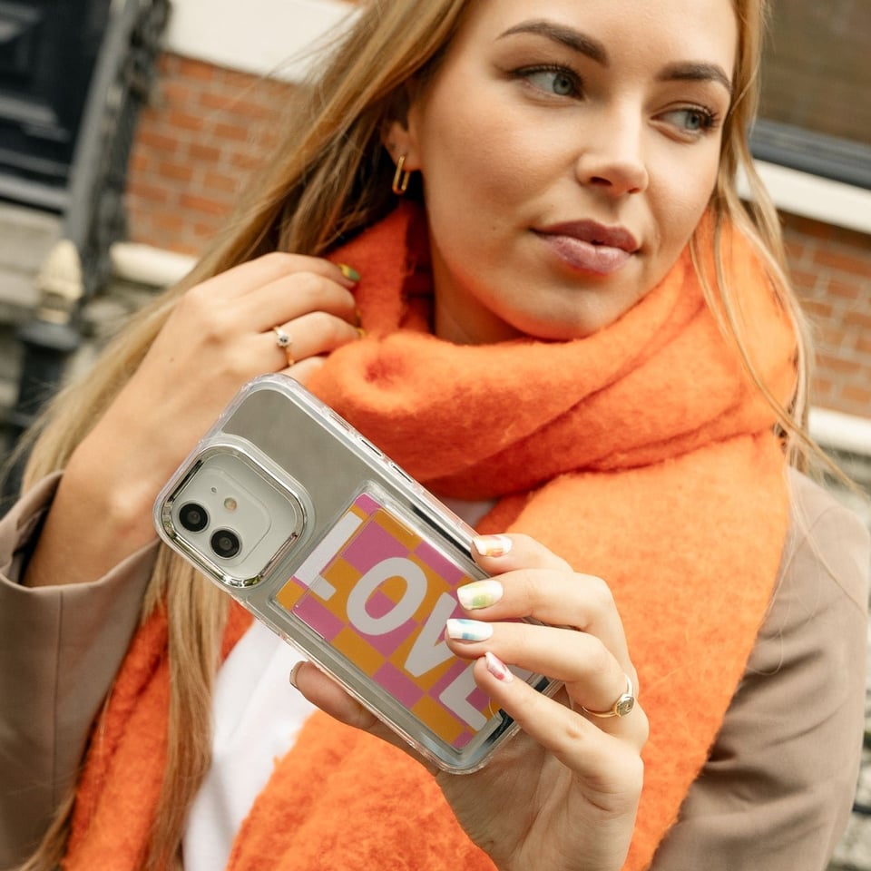 Sticker Wallet Telefoon  Transparante Pasjeshouder voor Achterkant Telefoon