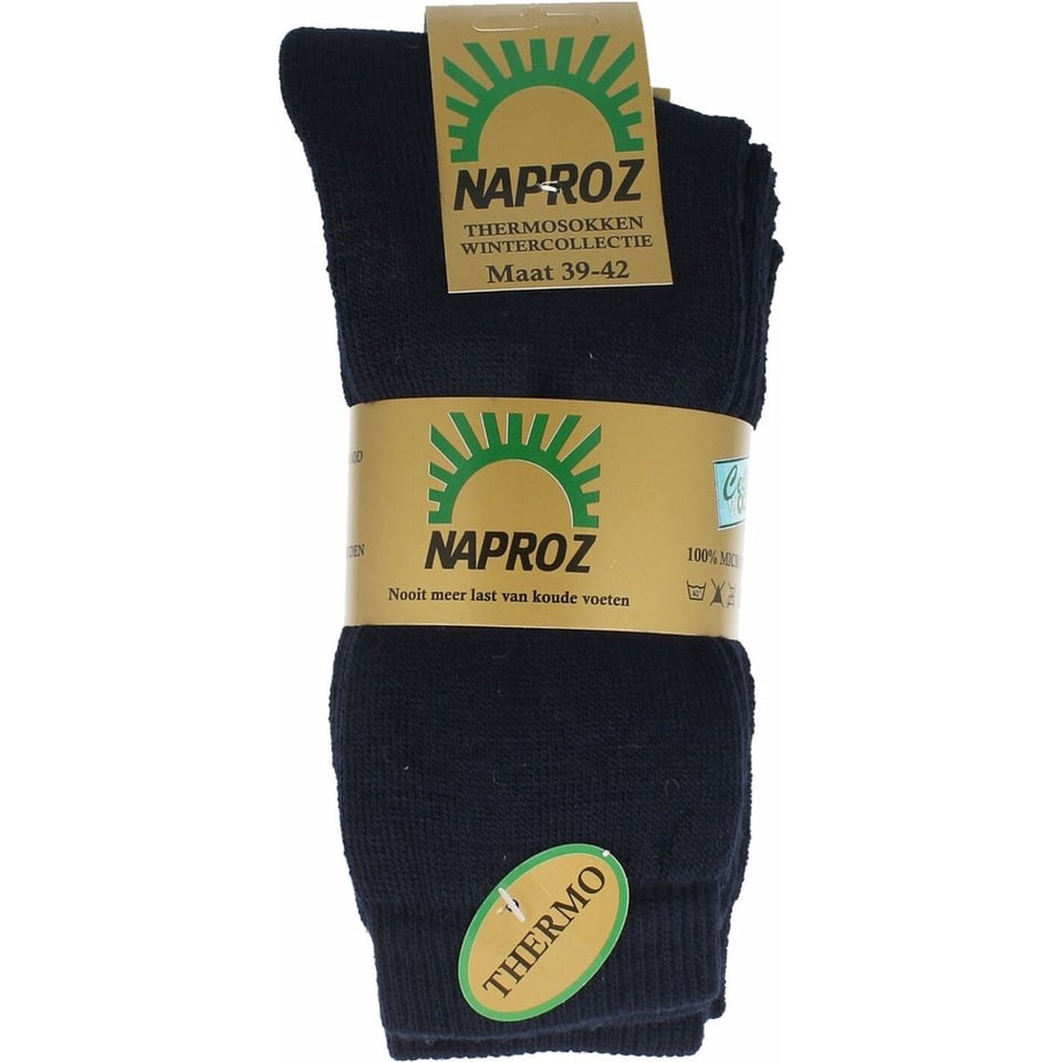 Naproz Thermo Sok Blauw 39-42