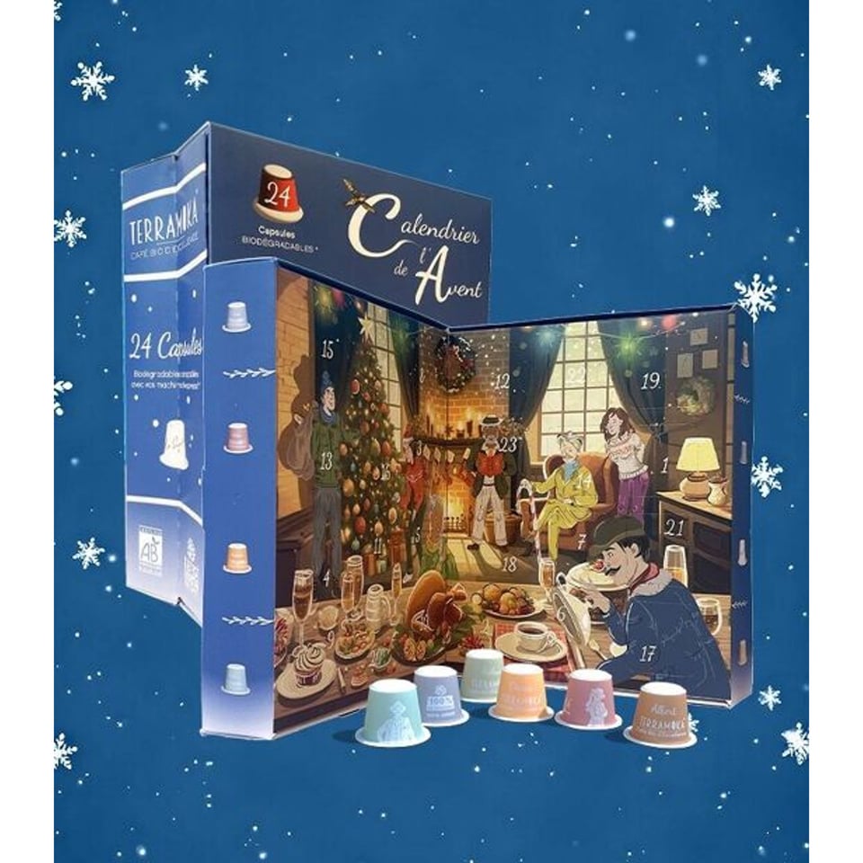 Terramoka biologische koffie adventskalender