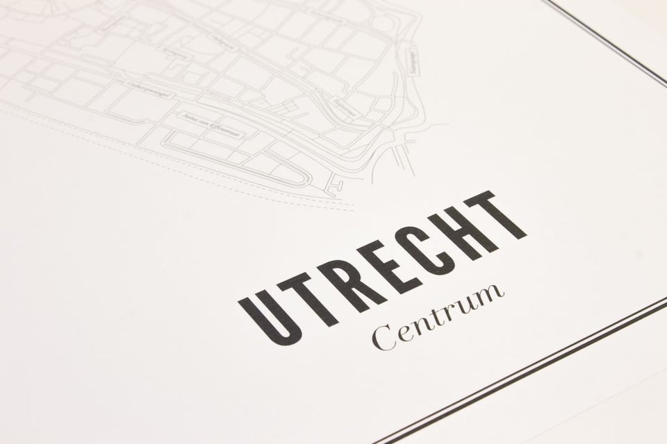 WIJCK. Utrecht 50x70 Centrum