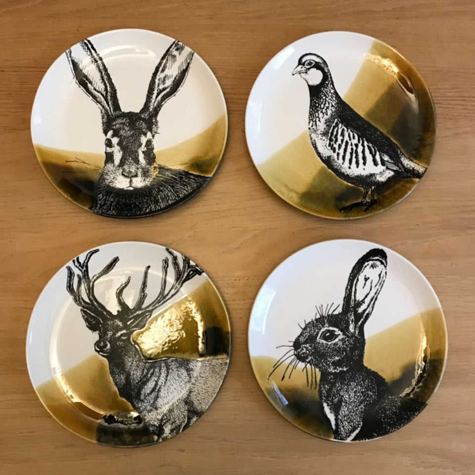 Hunting Servies Ontbijtbord 24 Cm Hert