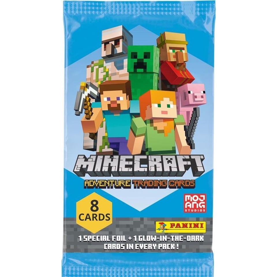 Panini Minecraft Adventure Booster Display