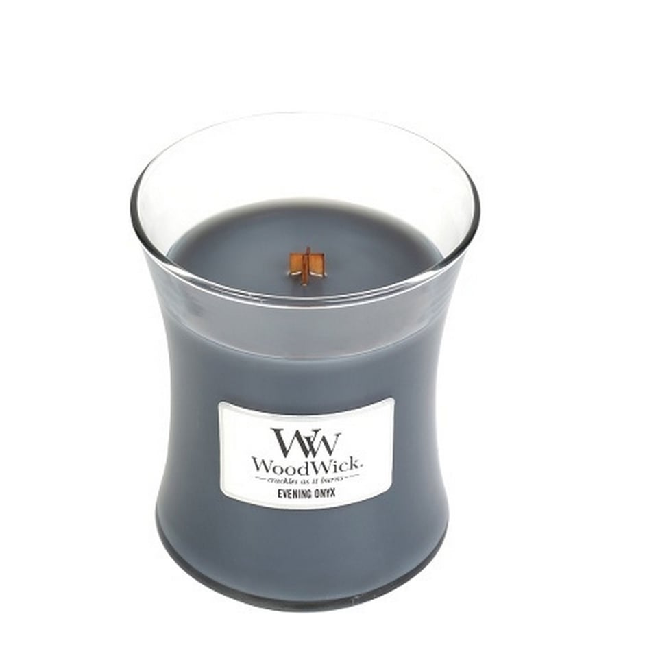 Woodwick Evening Onyx Kaars Medium