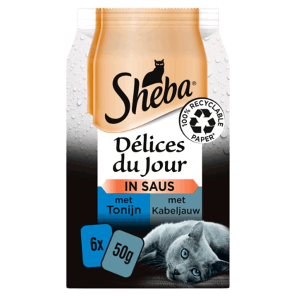 Sheba Delice Du Jour Vis 6 Stuks