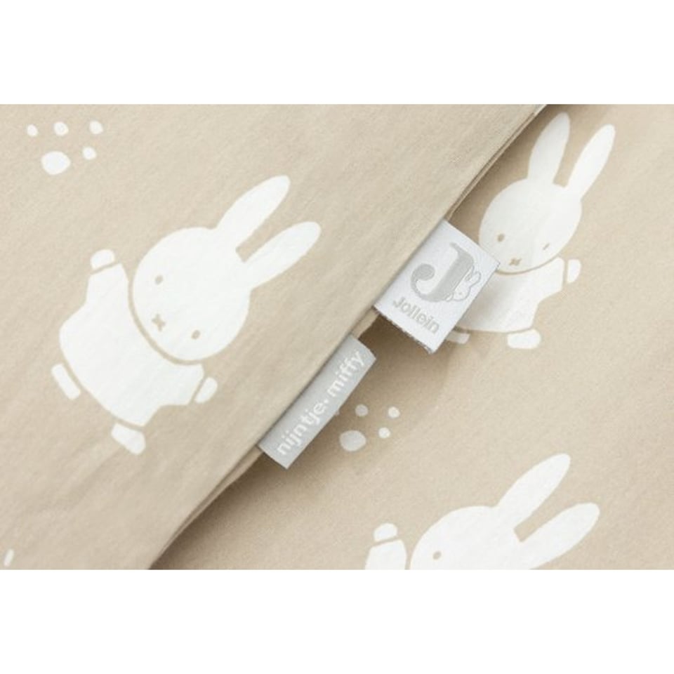 Jollein Dekbedovertrek Baby Miffy & Snuffy Olive Green