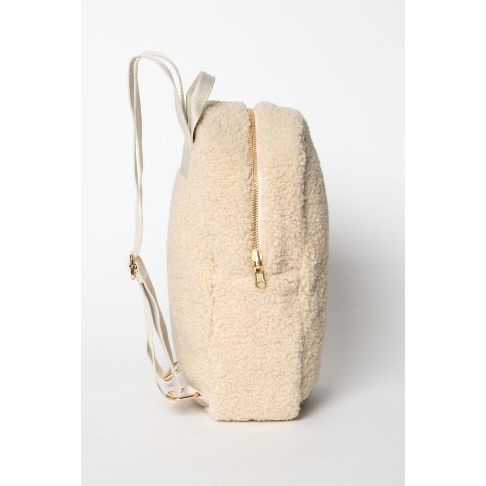Teddy Mini Backpack  Ecru - Ecru / OS